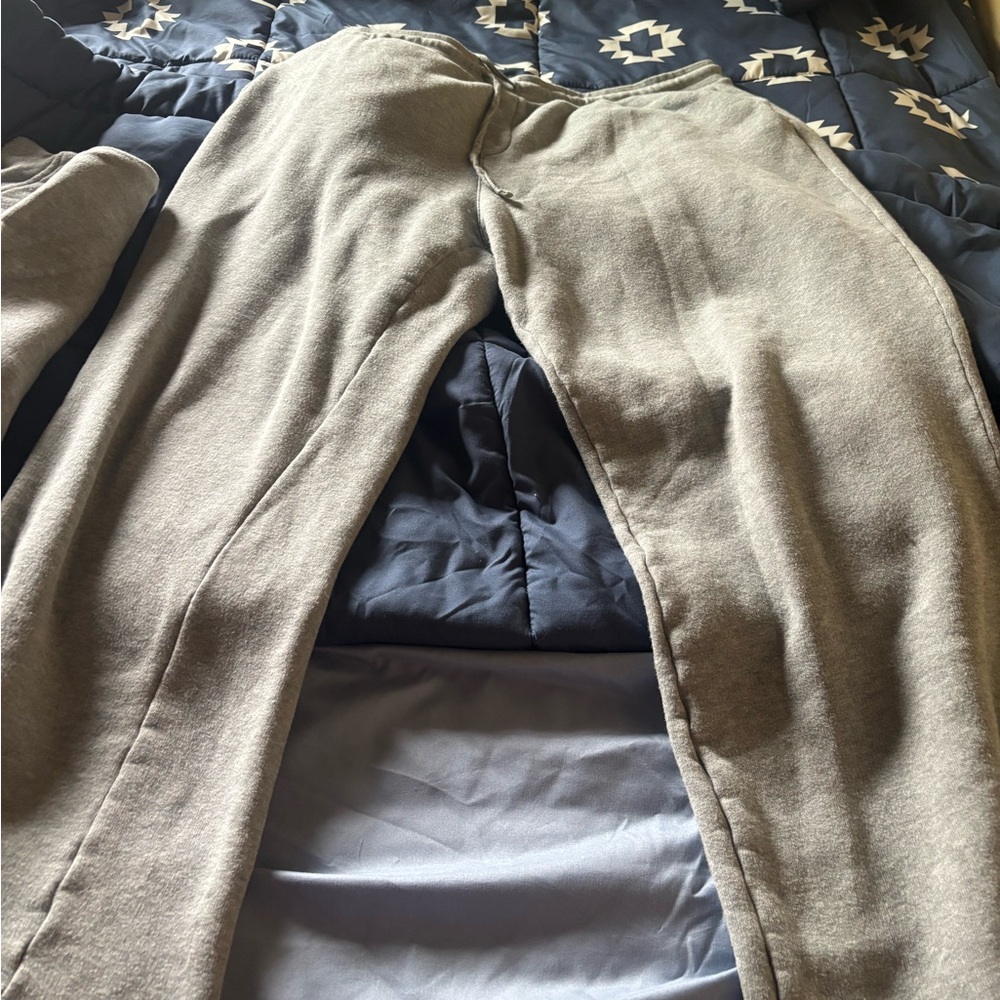 Heritage terry wide-legged sweatpants